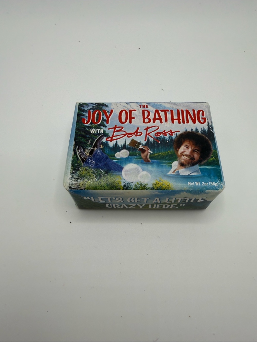 The Joy of Bathing with Bob Ross Soap
